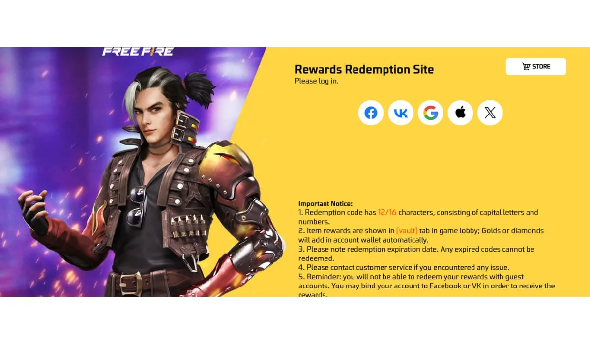 Estos son los códigos de Free Fire para hoy jueves 17 de septiembre de 2026