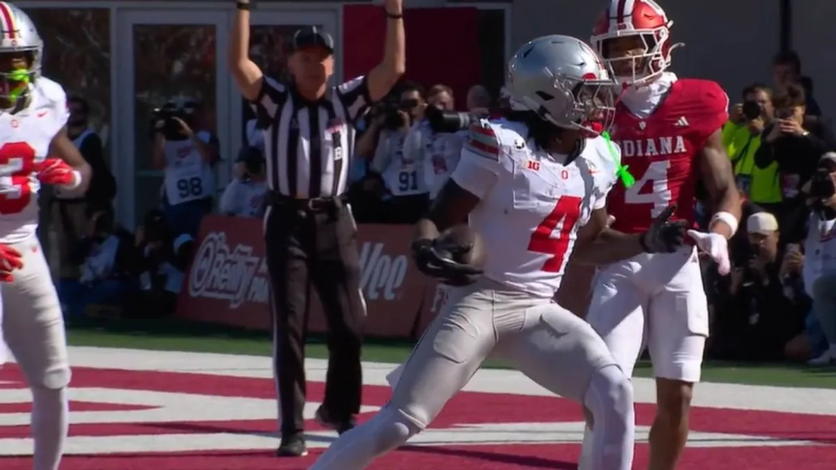 Ohio State’s Smith finds end zone in fourth quarter against Indiana