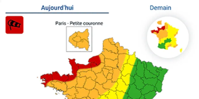 Météo-France va affiner ses cartes de vigilance à l’intérieur des départements