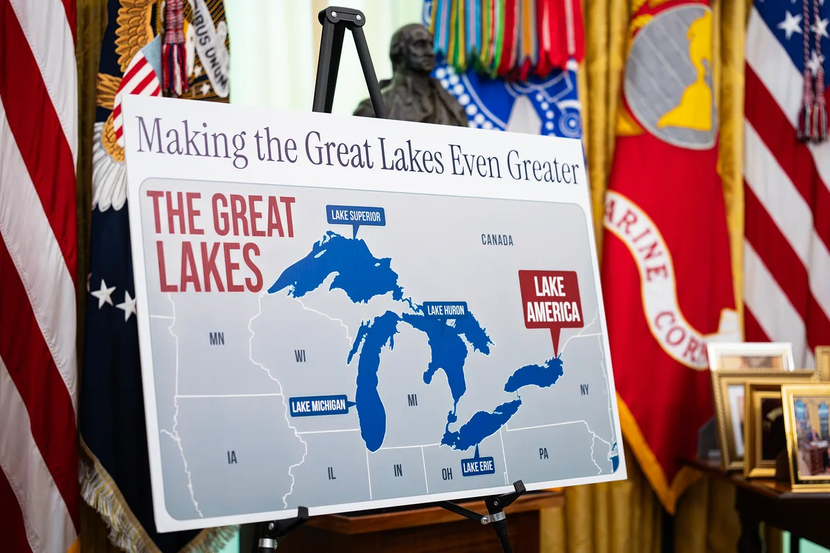 Trump renames Lake Ontario as ‘Lake America’ amid Canada trade war
