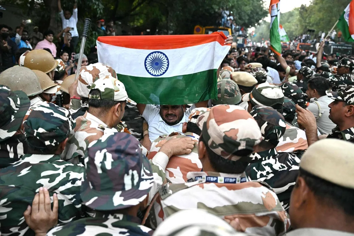 India’s youth shift tactics as police clamp down on election protest