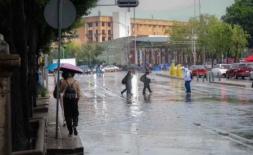 Activan alerta amarilla por lluvias fuertes en 12 alcaldías de CDMX; hay probabilidades de caída de granizo