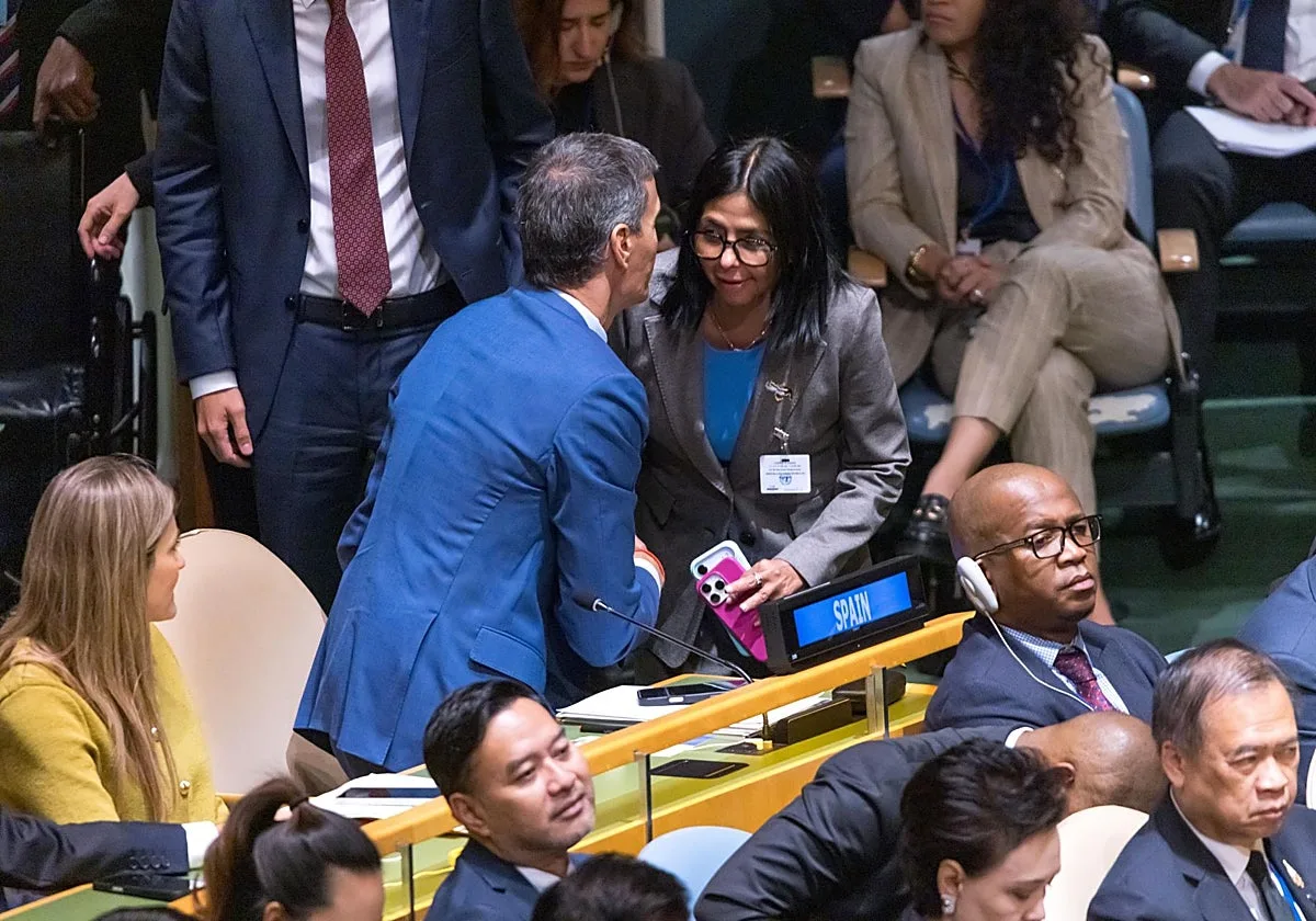 Moncloa trabaja para que Delcy Rodríguez acuda a la Cumbre Iberoamericana de Madrid