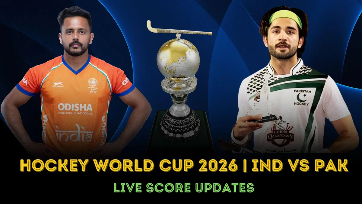 India vs Pakistan Hockey WC 2026 LIVE SCORE: IND eye top-two finish vs PAK; kickoff at 6:30 PM