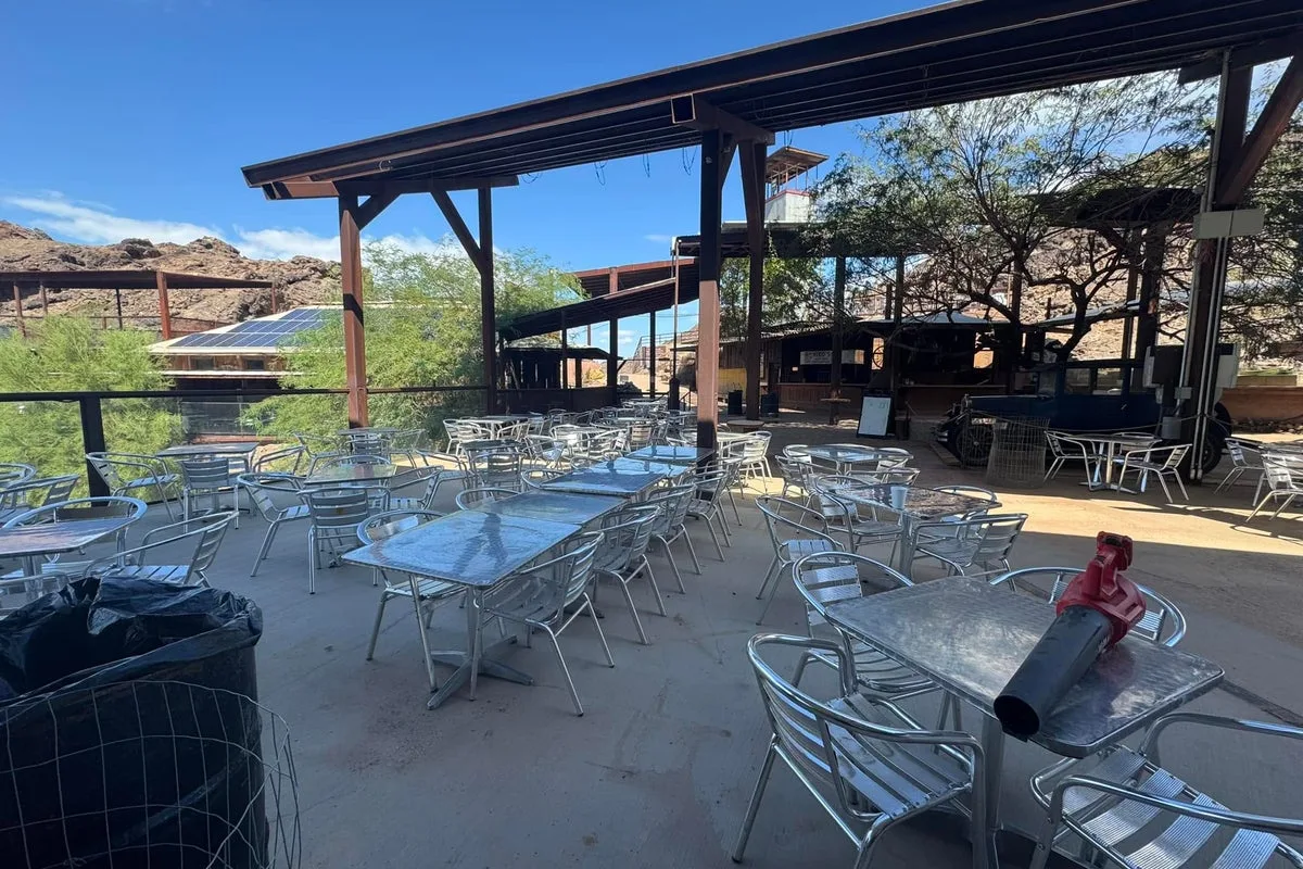Famed off-grid Arizona saloon closes for the first time in four decades because of flooding