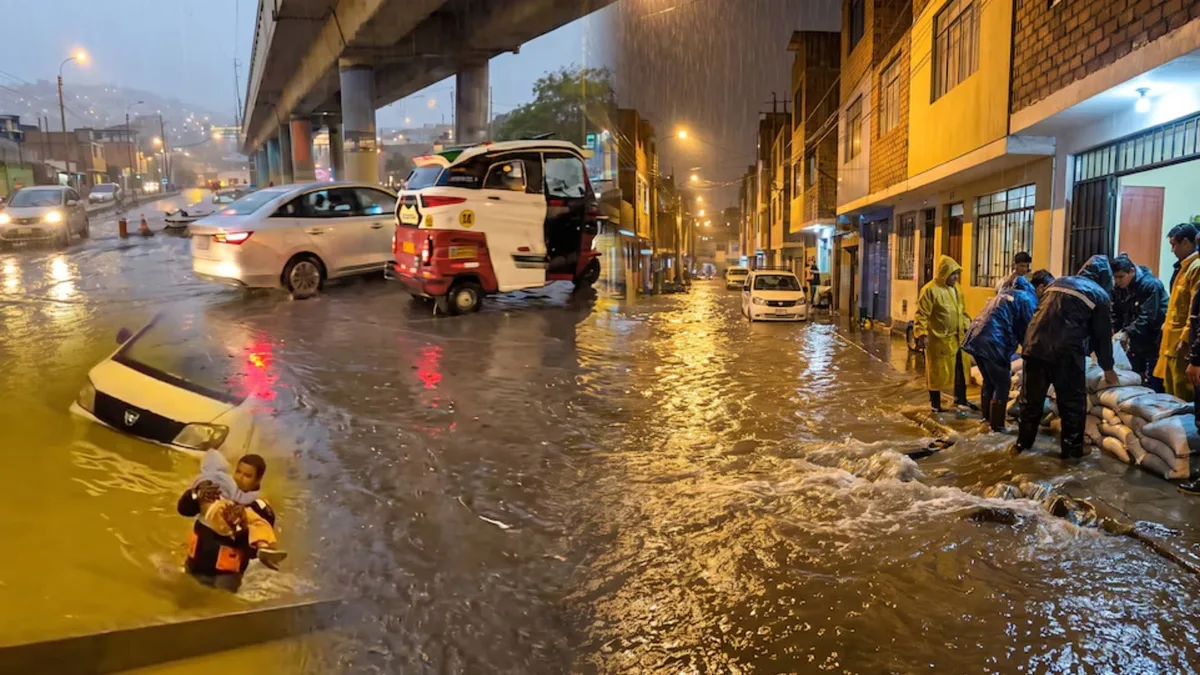 Trabajadores de Lima Sur tendrán hasta dos horas de tolerancia este martes 18 por las lluvias asociadas a la DANA Aníbal