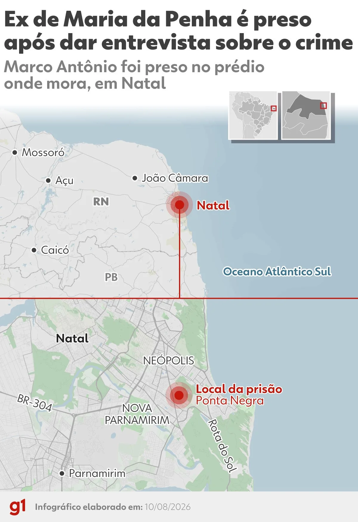 Entenda o que levou ex-marido de Maria da Penha a ser preso em Natal