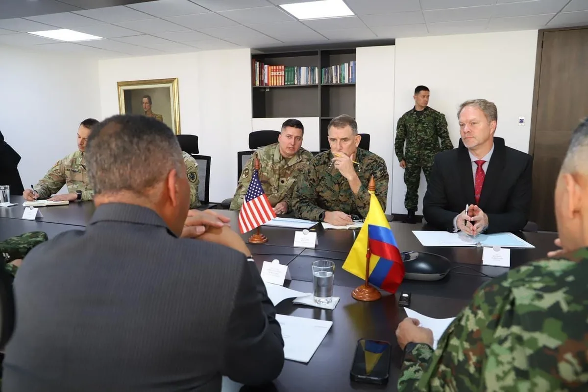 Comando Sur de Estados Unidos y Colombia amplían cooperación frente al crimen transnacional: así fue la agenda