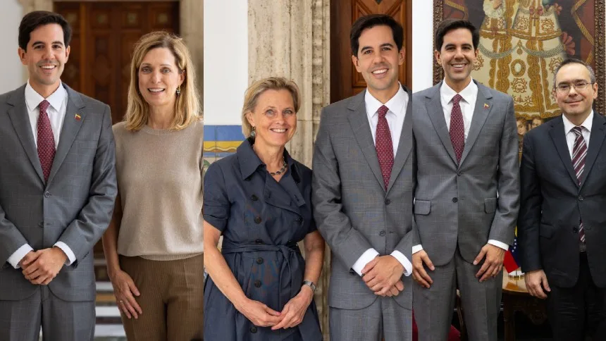 Viceministro Oliver Blanco se reunió con diplomáticos de tres países de Europa para revisar la agenda bilateral