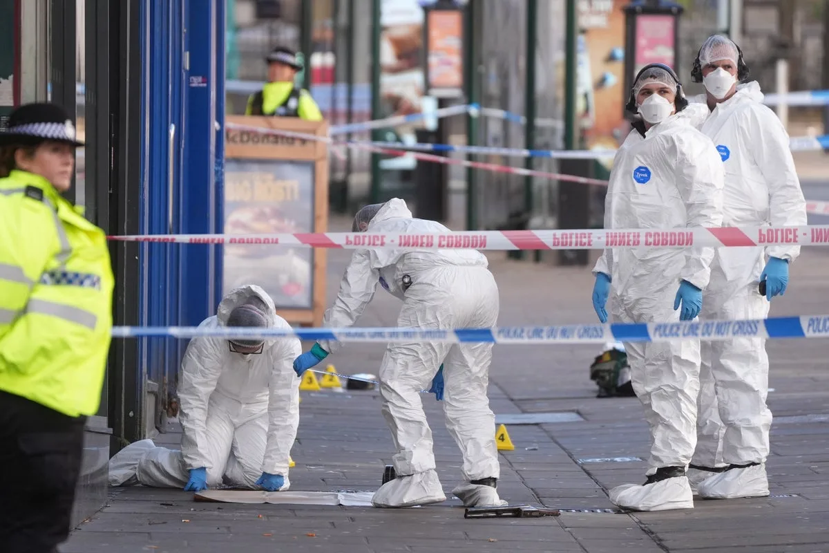 Four arrested after police officer shot in Nottingham