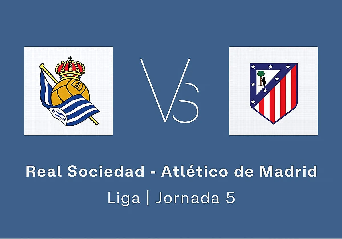 Estadísticas del Real Sociedad - Atlético de Madrid de la jornada 5 de la Liga