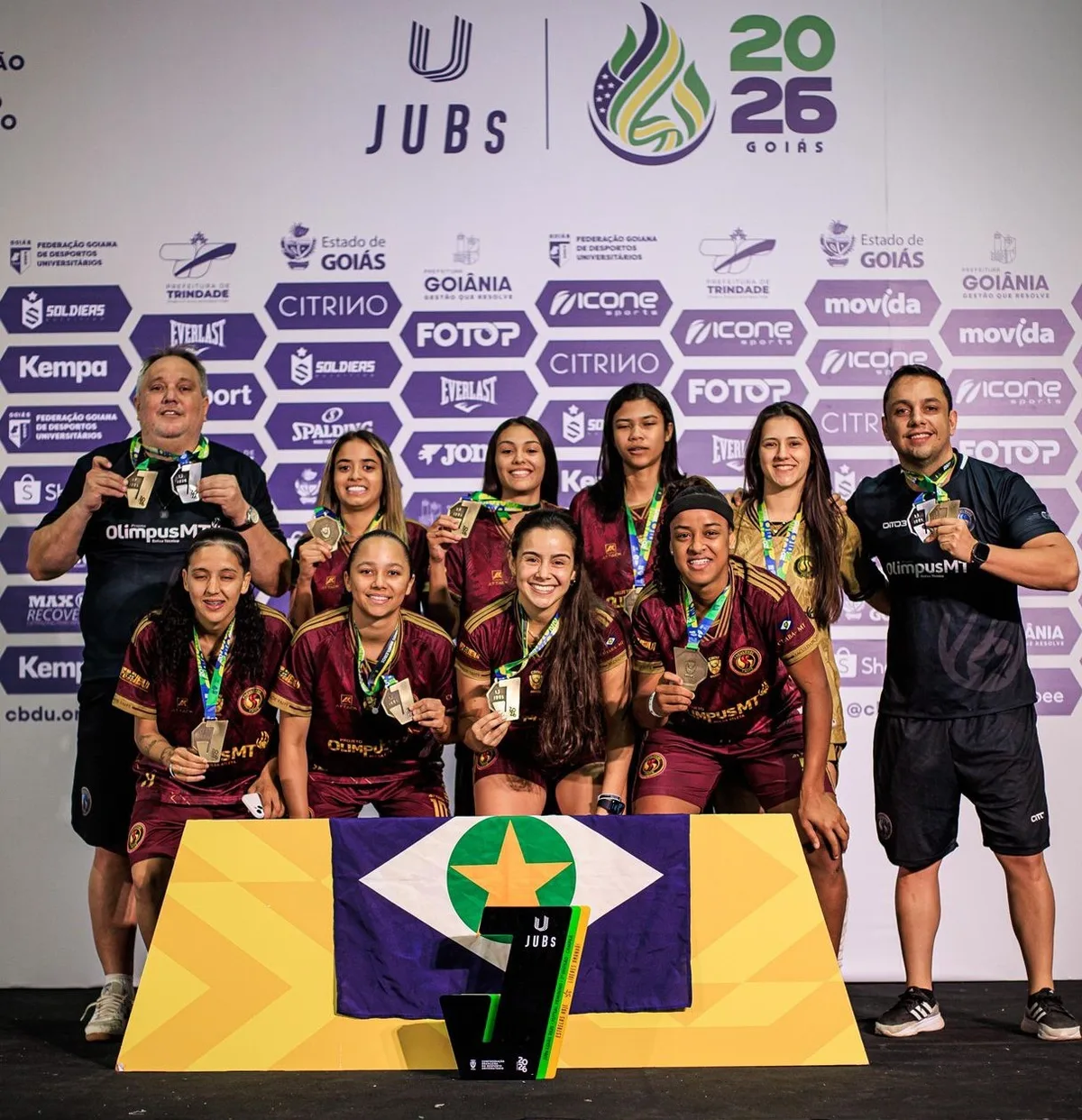 Mato Grosso conquista título e garante acesso à elite do futsal nos JUBs