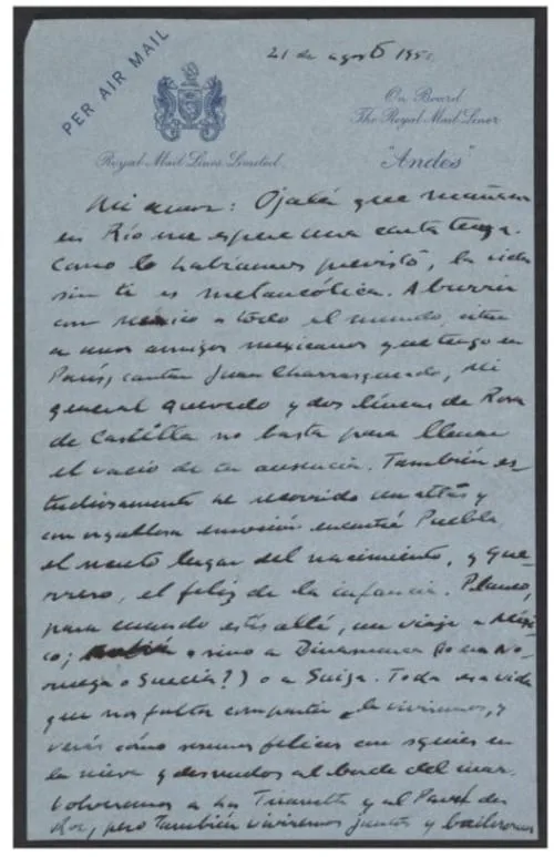 Cartas y poemas de amor entre Bioy y Elena