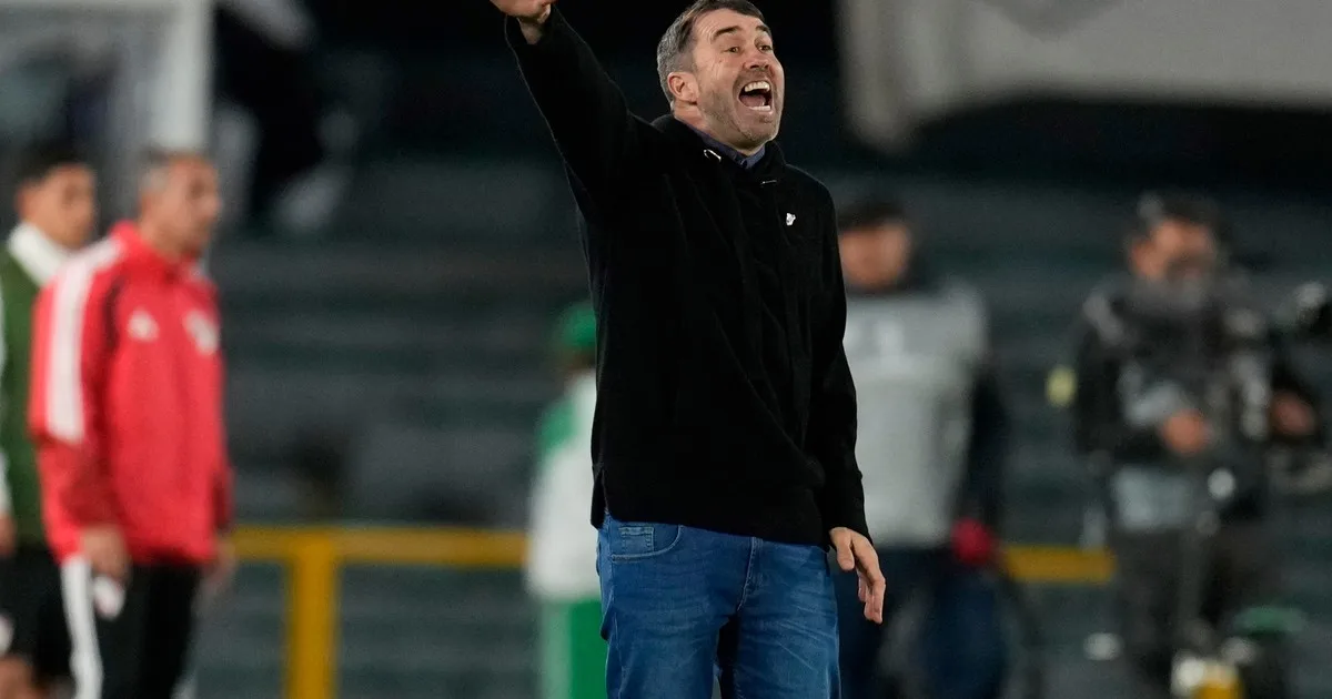 Videos: las jugadas en las que se salvó River y la calentura de Coudet con Borré