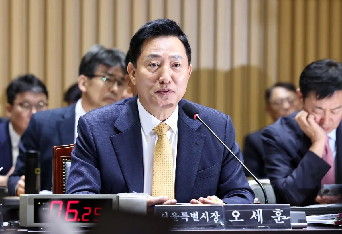 오세훈 “잘못은 정원오가 했는데 왜 날 질책하나”…칸쿤 출장 감사 옹호