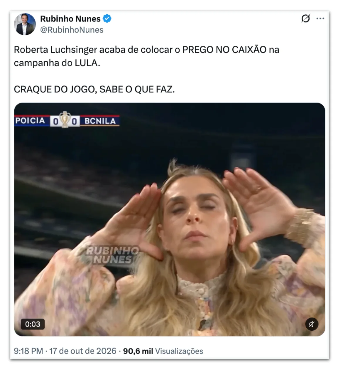 Entrevista de Luchsinger vira meme após críticas a Lula