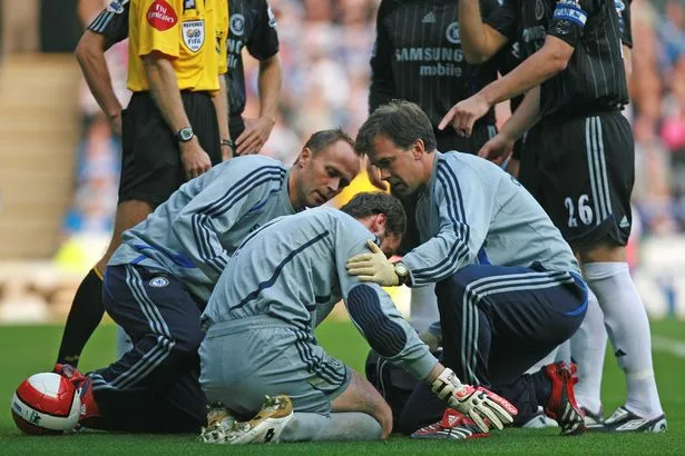 Petr Cech speaks out on infamous head injury and thanks staff for 'the chance to live'