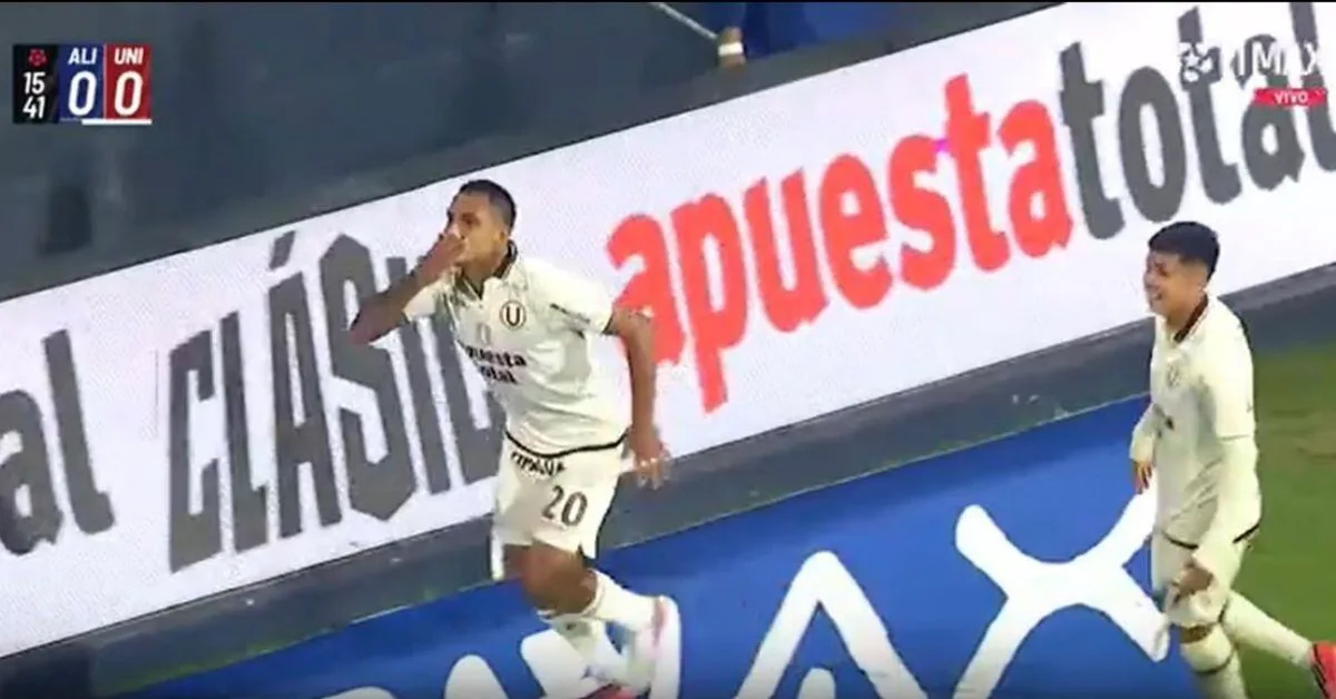Gol de Alex Valera, tras perfecta asistencia de Gianluca Lapadula, en Universitario vs Alianza Lima por Torneo Clausura 2026