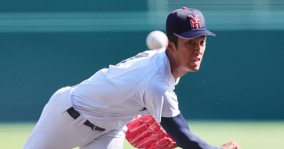 横浜の織田翔希が甲子園史上最速の156キロをマーク 夏の甲子園