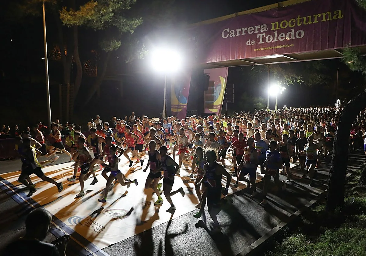 Toledo se vuelca con su Nocturna: una noche de deporte y solidaridad en «la ciudad más bonita del mundo»
