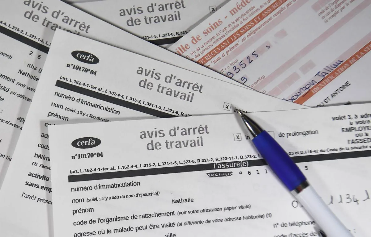 Arrêts maladie : Le gouvernement veut « moins protéger les arrêts courts » pour faire une grosse économie