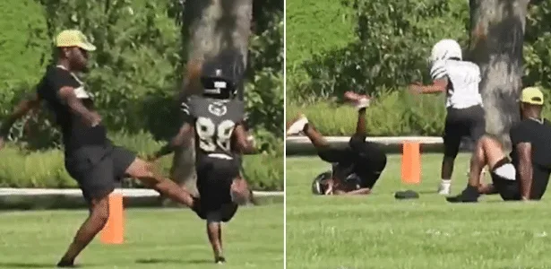 Pai invade campo e derruba menino de nove anos em jogo infantil nos EUA