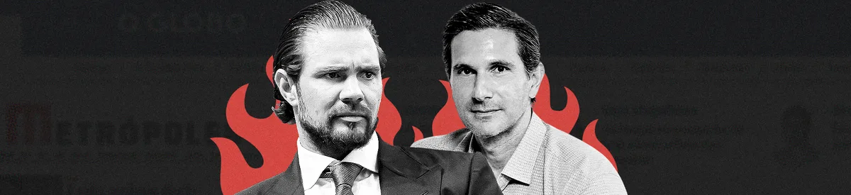 Jornalismo de joelhos: CEOs da Globo e do Metrópoles trocavam favores com Vorcaro por manchetes