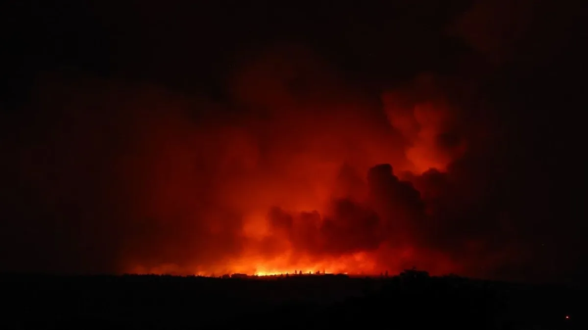 En Belgique, plus de 1 650 hectares partis en fumée dans l'incendie d'un parc naturel