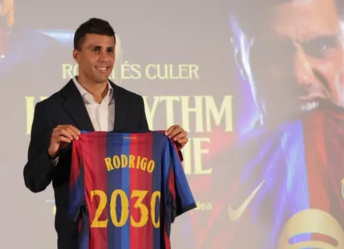 Rodri joins La Liga champions Barcelona from Manchester City