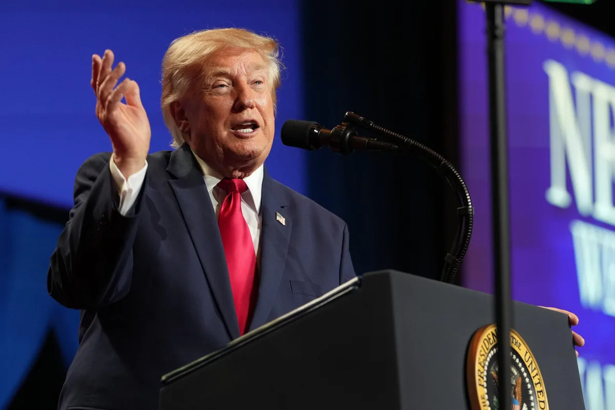 Trump warns Iran of 'draconian' sanctions, claims Hormuz blockade holds