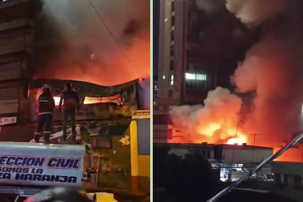 Fuego en Caracas: El incendio que encendió las alarmas en plena avenida Andrés Bello este #20Ago (VIDEOS)