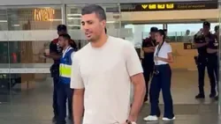 Rodri já está em Barcelona: «É um sonho, estou muito feliz»