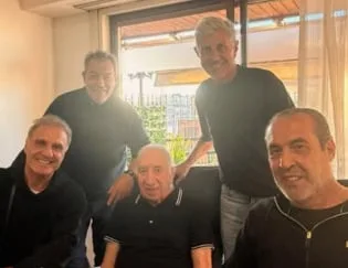 Cuatro campeones del Mundo de 1986 se reunieron con Carlos Bilardo: “Visitando al maestro”