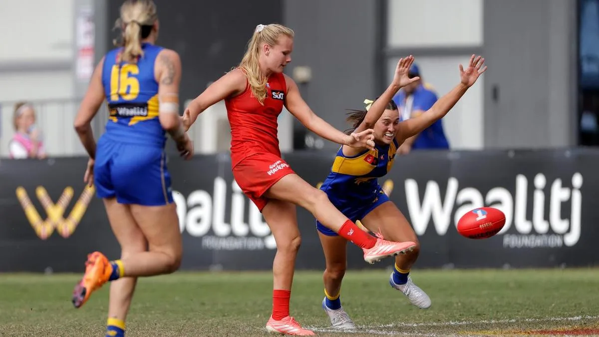 Teenager kicks five as Suns stun Eagles in AFLW upset