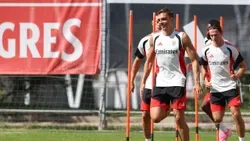 Do «estás a voar» ao «não pares»: os bastidores do dia 1 de Palhinha no Benfica