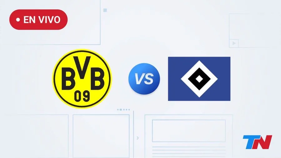 En vivo - Borussia Dortmund vs. Hamburgo SV: 2 - 0, por la fecha 1 de la Bundesliga de Alemania