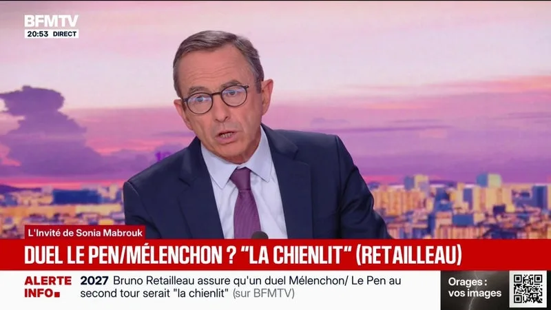 Immigration: "Je réviserai la Constitution", assure Bruno Retailleau, candidat LR à l'élection présidentielle
