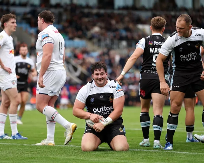 Exeter finally register first win despite Christian Wade’s hat-trick for Newcastle