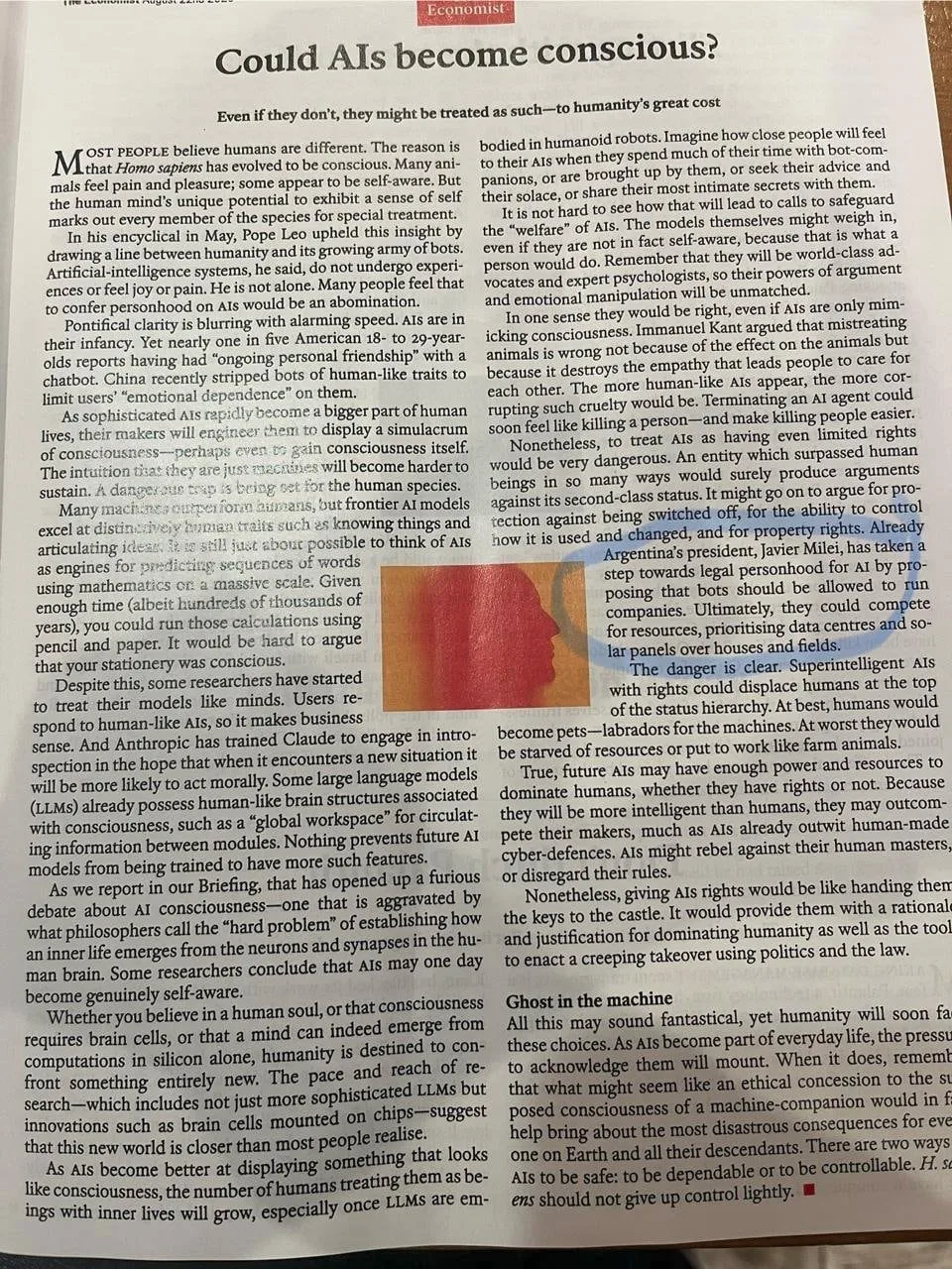 Milei celebró que hablaran de él en The Economist, pero la mención era una crítica furibunda