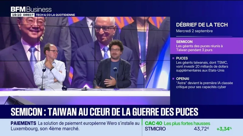 SEMICON : Taiwan au cœur de la guerre des puces - 02/09