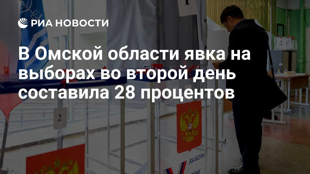 В Омской области явка на выборах во второй день составила 28 процентов