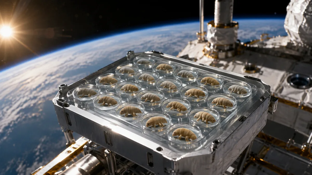 ESA exposed 3,000 tardigrades to space in 2007; 68% revived after rehydration.