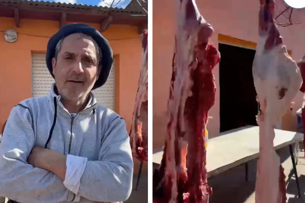 Polémica: tenía carne afuera de su casa, llegó la policía luego del llamado de vecinos y la respuesta que dio generó revuelo