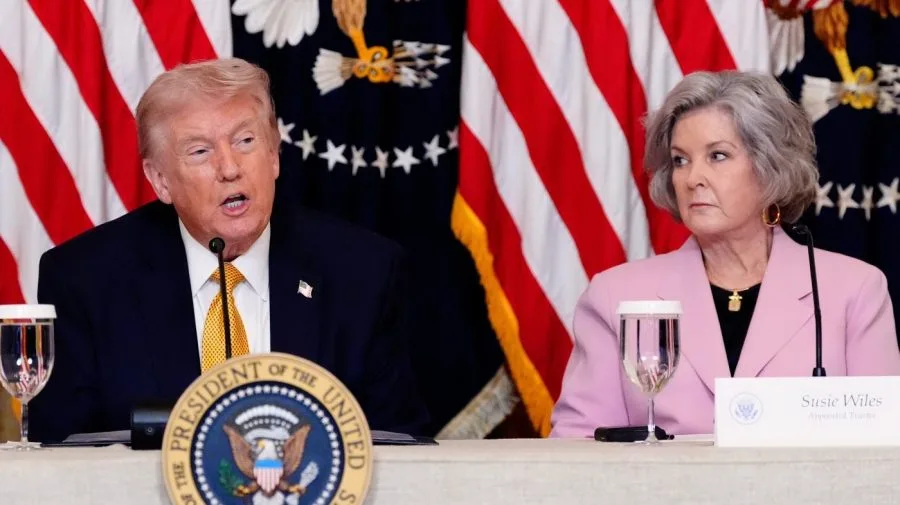 Trump throws cold water on report Wiles is on thin ice