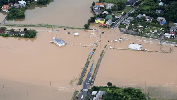 Record rainfall in Japan kills leaves at least 8 dead, strands travellers