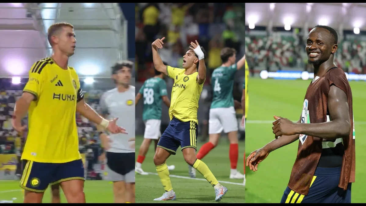 Watch: Al Nassr complete INCREDIBLE 3-2 comeback after Ronaldo and keeper sent off