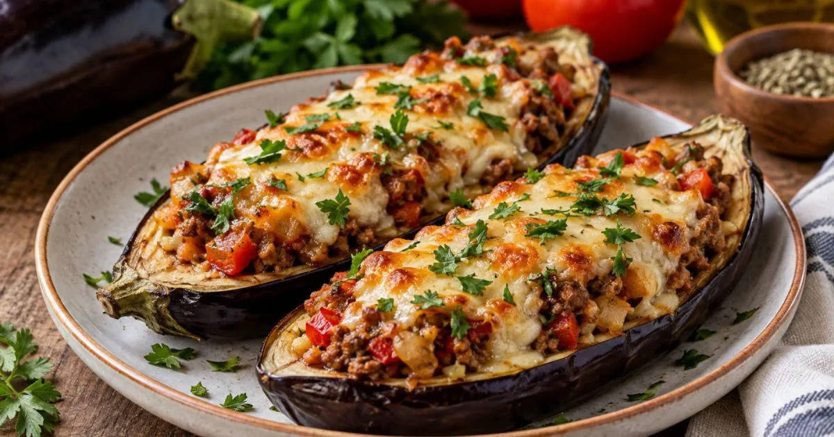Berenjenas rellenas: una receta rápida, abundante y llena de sabor
