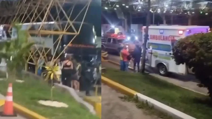 VIDEOS: Autobuses que trasladaban a fanáticos del Deportivo Táchira fueron atacados a tiros en Cojedes, hubo ocho heridos