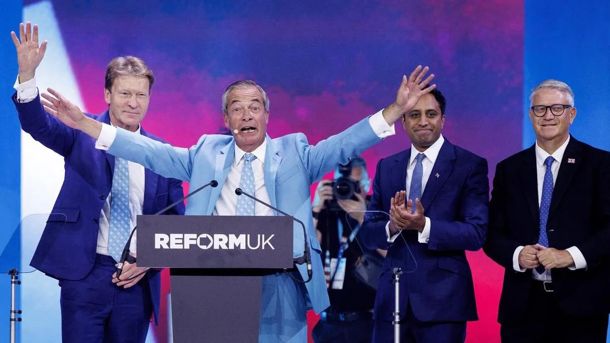 Farage's UK party lands second record donation