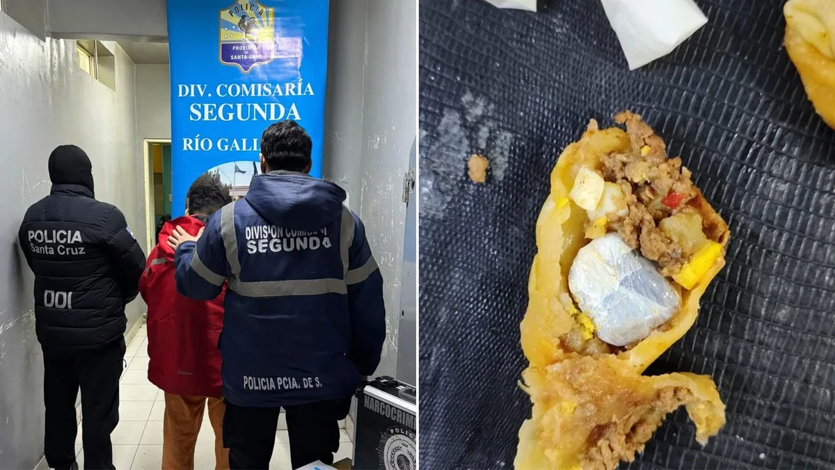 Fue con su hijo de 5 años a llevar alimentos a un preso: encontraron cocaína y marihuana en 11 empanadas